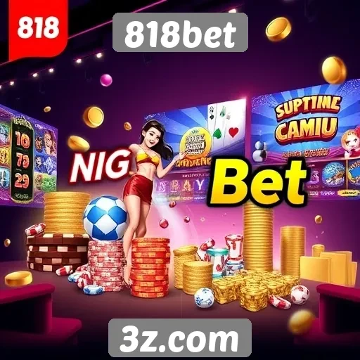 Variedade de jogos oferecidos pelo 818bet